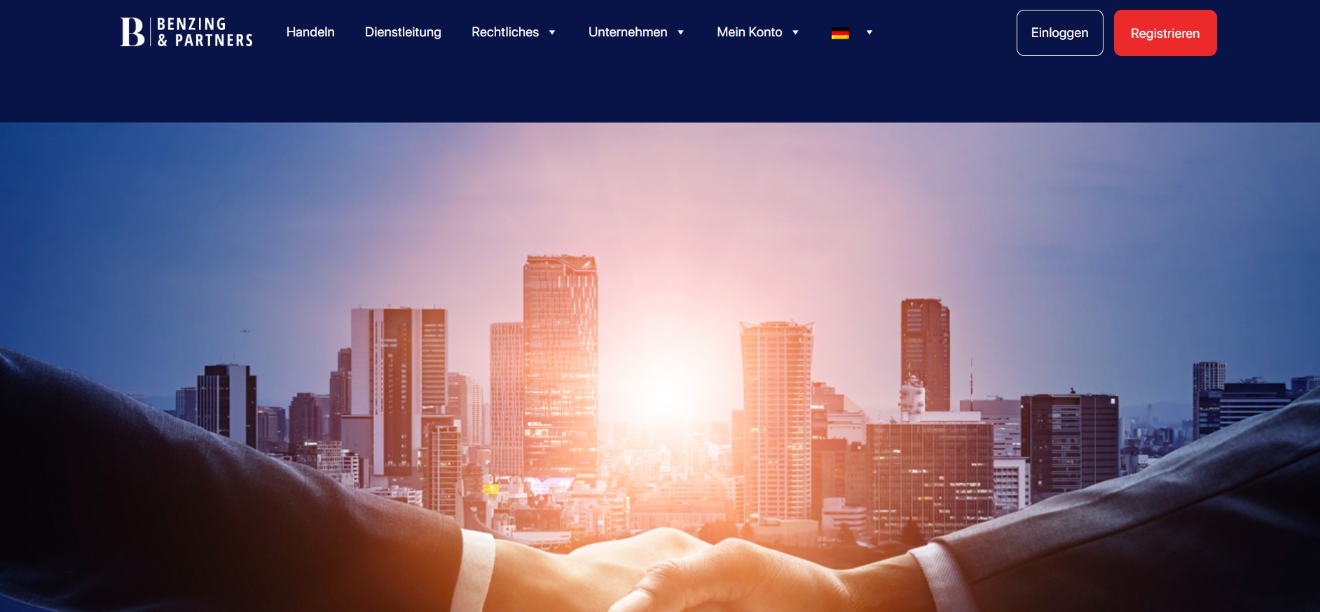 Benzing-Partners website