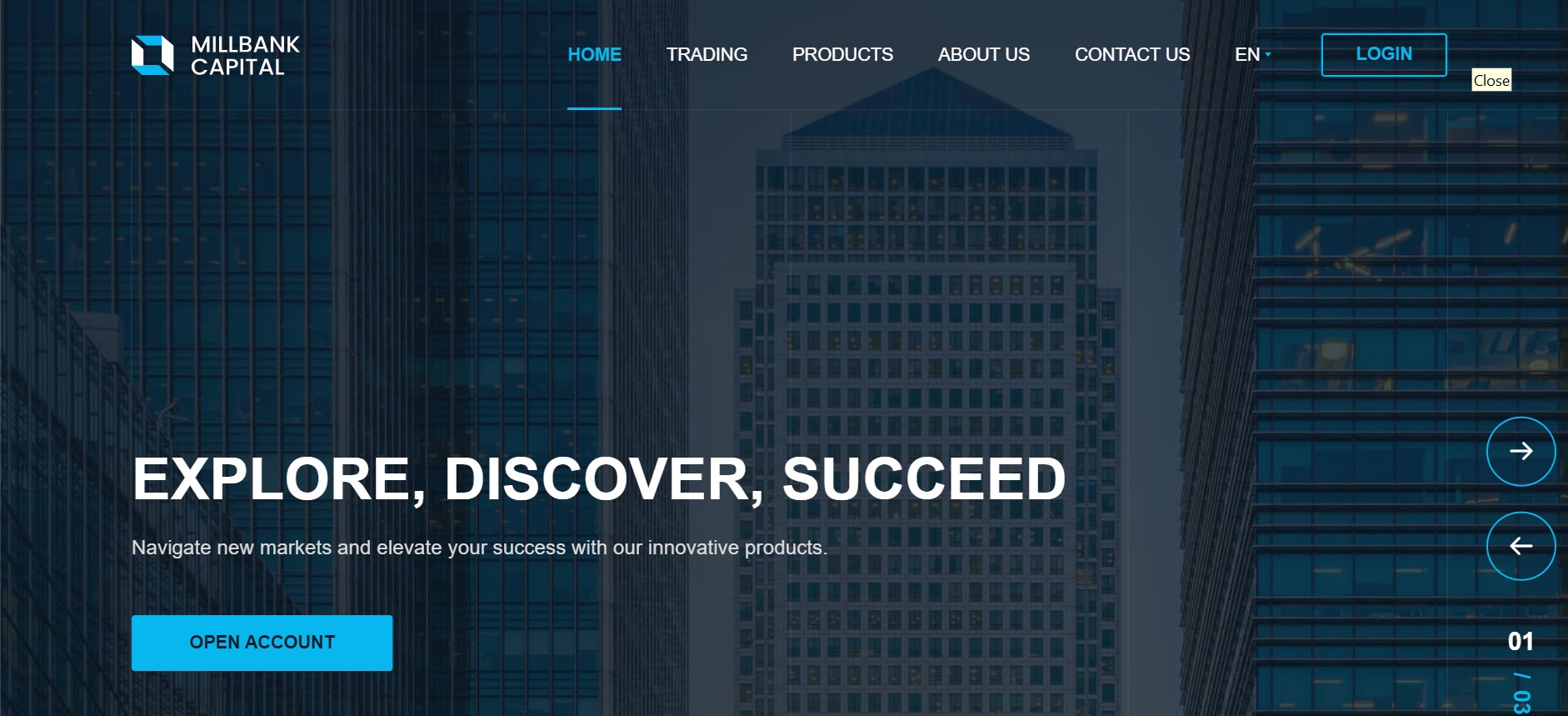 MillBankCapital website