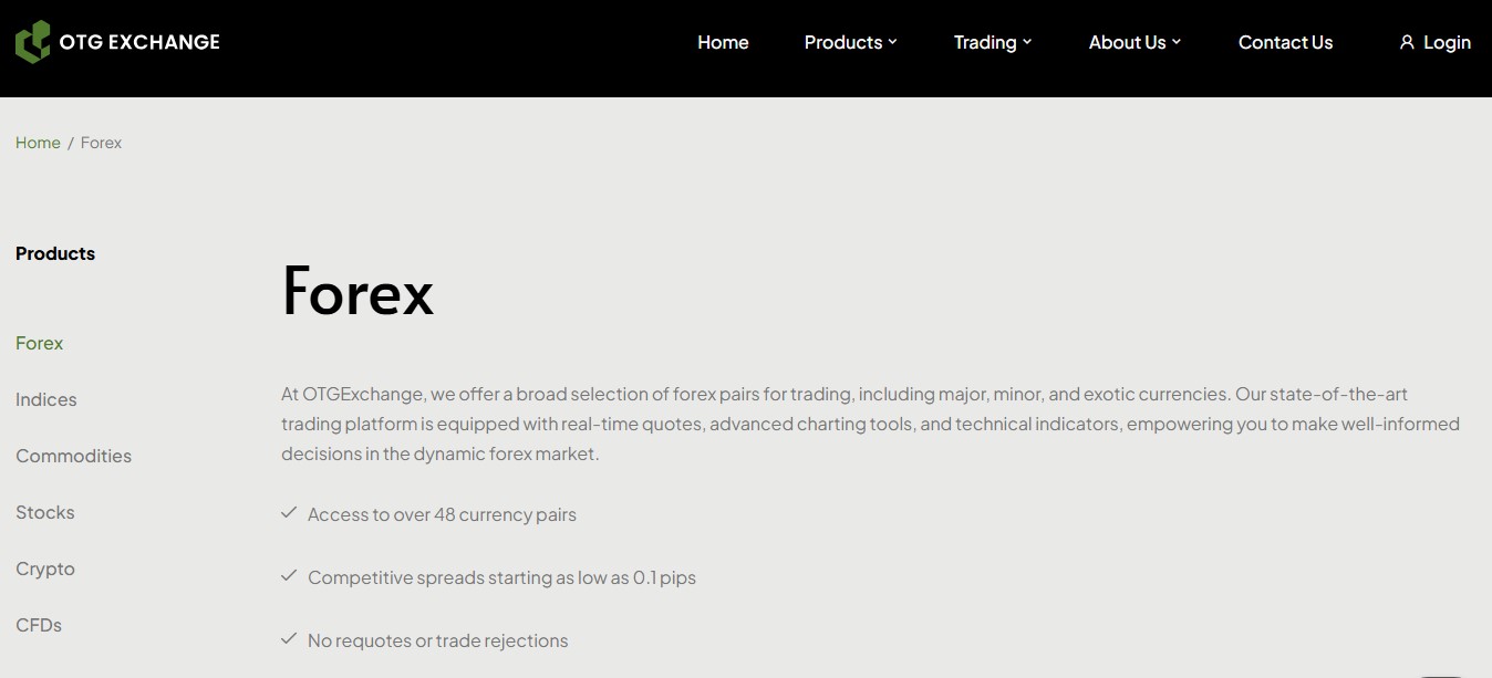 OTG Exchange Tradable Assets