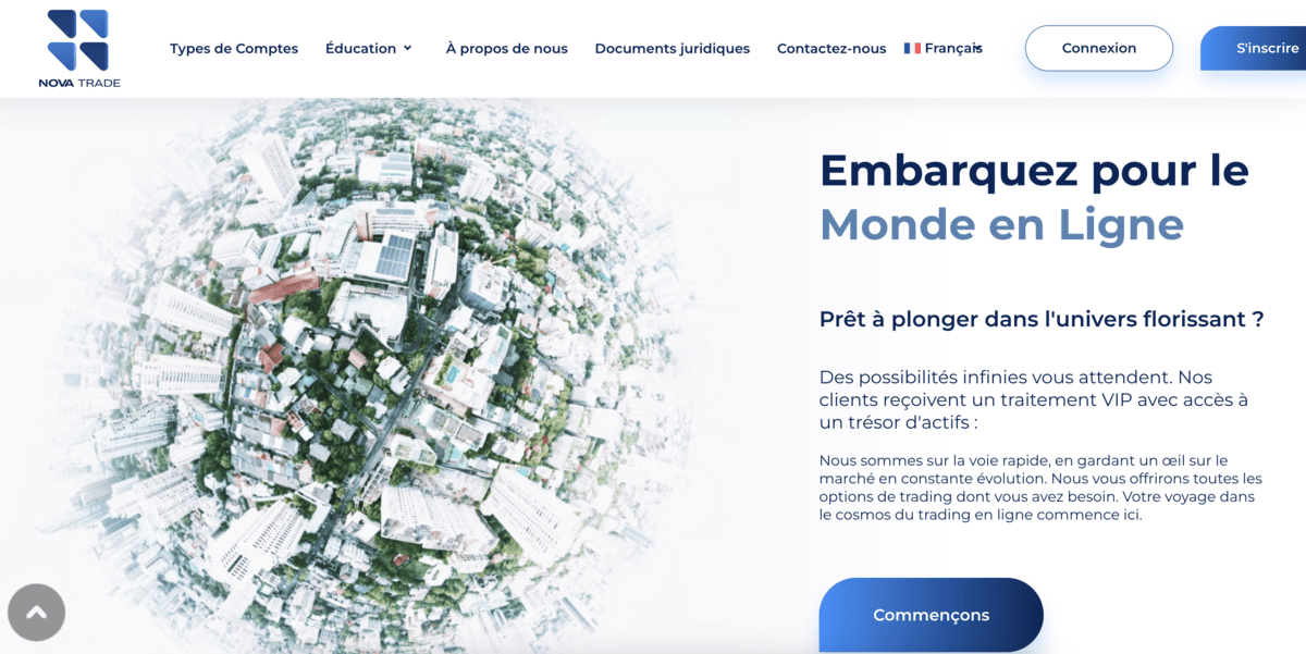 Nova trade Online world screenshot